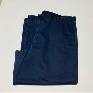 LL Bean mens chinos khakis pants 46 x 30 navy